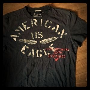 Black American Eagle Shirt